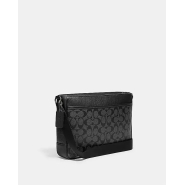 Мужская сумка-мессенджер Coach District из канвы Signature